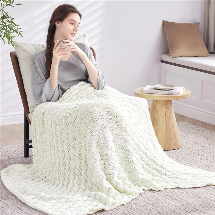 No Beads Knitted Weighted Blanket high quality