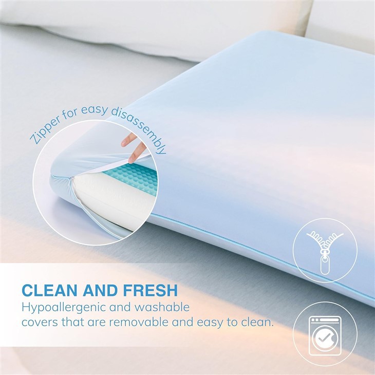Reversible Cooling Cover Memory Foam Pillow price