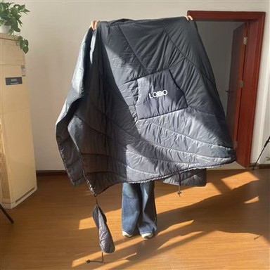 Packable Puffy Blanket: Lightweight Quilted Throw