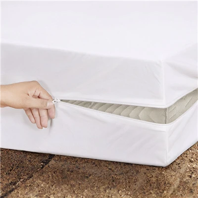 Premium Cotton Zippered Queen Mattress Protector